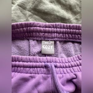 Aritzia TNA cozy fleece sweat shirt boyfriend size large